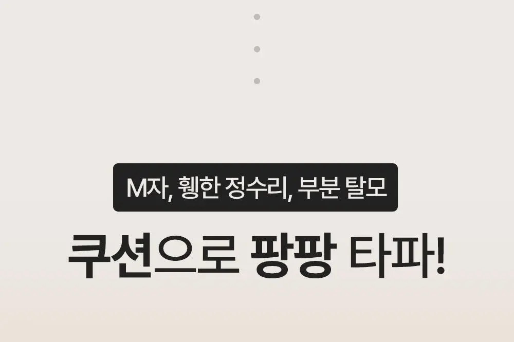 [변우석 Pick] 다슈 데일리 슬림 퀵 헤어라인 쿠션 블랙/브라운 상세페이지 10